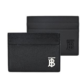 【BURBERRY 巴寶莉】TB LOGO TB小牛皮卡片夾(任選)