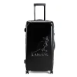 【KANGOL】英國袋鼠 360度靜音輪加厚運動旅行28吋胖胖行李箱-共2色