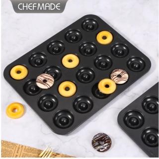 【Chefmade學廚原廠正品】黑色迷你20連甜甜圈模(WK9898迷你20連甜甜圈蛋糕模)
