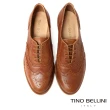 【TINO BELLINI 貝里尼】義大利進口雕花牛津鞋FWHT001B(焦糖)