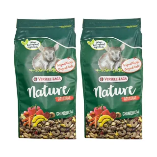 【Versele 凡賽爾】NATURE特級龍貓飼料 原味 750g/包；兩包組(龍貓飼料 金吉拉鼠 絲絨鼠)