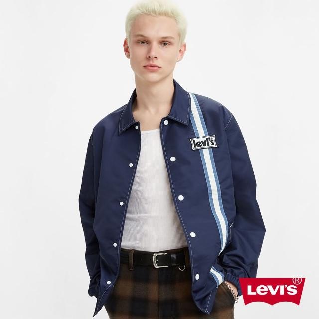 【LEVIS 官方旗艦】男款 海軍學院襯衫外套 / 精工刺繡Logo勳章 熱賣單品 A3203-0000