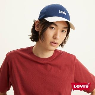 【LEVIS 官方旗艦】男女同款 可調式環釦棒球帽/精工刺繡Logo/FLEXFIT 110吸濕排汗 熱賣單品 D6625-0006