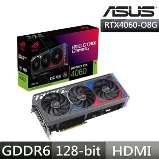 【ASUS 華碩】ROG Strix GeForce RTX 4060 OC 版 8GB GDDR6 顯示卡