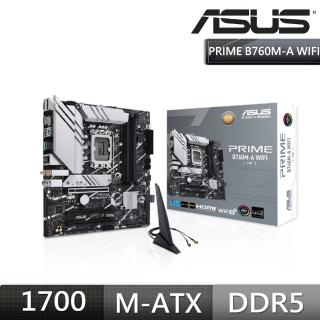 【ASUS 華碩】PRIME B760M-A WIFI-CSM DDR5 主機板