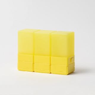 【Suzzi】積木旅行分裝瓶 陽光黃S 50ml(三件旅行組)