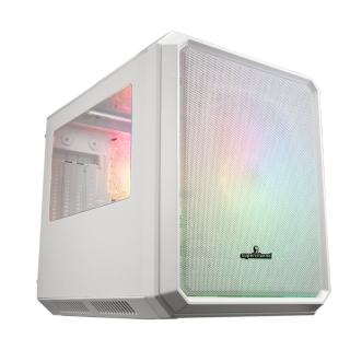 【Superchannel 視博通】小尖兵 PRO{白} M-ATX 電腦機殼(顯卡限長29cm/塔扇限高18cm/Type-C)