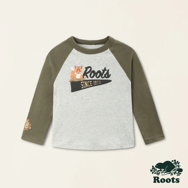 Roots Roots 大童-經典傳承系列 可愛圖案長袖上衣