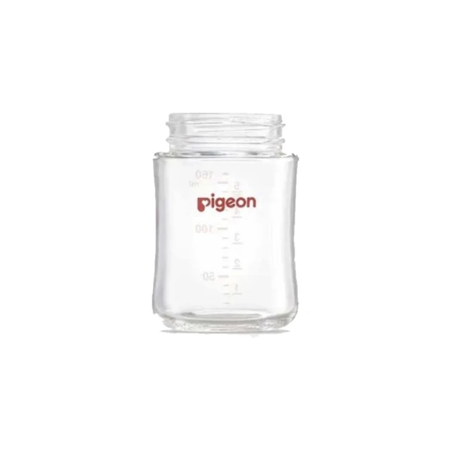【寶寶共和國】Pigeon貝親 第三代母乳實感玻璃奶瓶 160ml空瓶(WN3玻璃奶瓶/寬口空瓶/160ml)