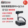 【安伯特】酷電大師 智能電壓監控QC3.0 4孔車充 2孔+2USB 國家認證 一年保固-快(電流過充保護)