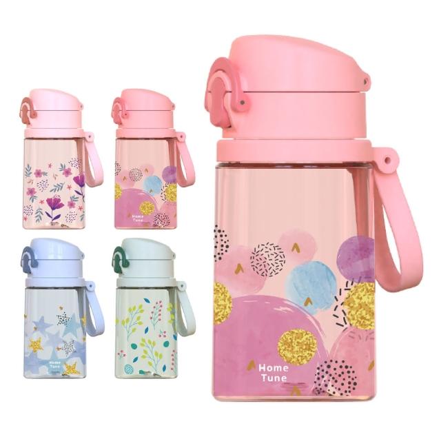 【Home Tune 家音】美國Tritan材質兒童彈蓋吸管水壺490ml(彈蓋吸管式)