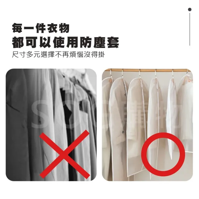 【SOG購物】衣物防塵套(衣物防塵袋 防塵罩 收納袋 防塵袋 西裝收納袋)