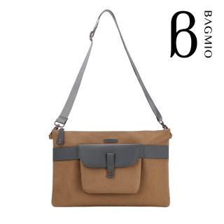 【BAGMIO】KANT手拿斜揹包(茶金)