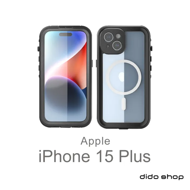 【Didoshop】iPhone 15 Plus 6.7吋 手機防水殼(WP136)