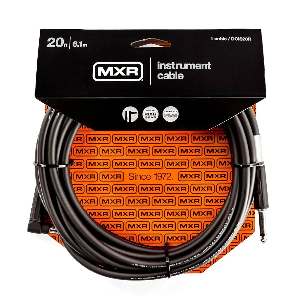 【Dunlop】MXR DCIS20R Standard系列 20呎 雙直頭 導線(吉他導線 音源線)