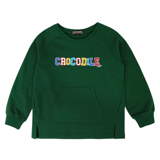 【Crocodile Junior 小鱷魚童裝】『小鱷魚童裝』LOGO印圖口袋上衣(C64431-04 小童款)