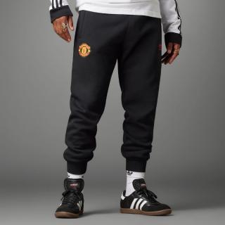 【adidas 愛迪達】長褲 男款 運動褲 亞規 MUFC OG ES PNT 黑 IK8709