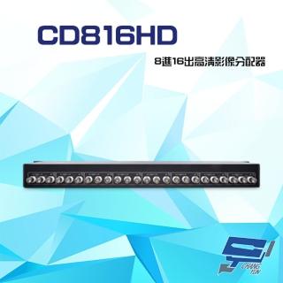 【昌運監視器】CD816HD 8進16出 HD-TVI/AHD/HDCVI/CVBS 4K 高清影像分配器