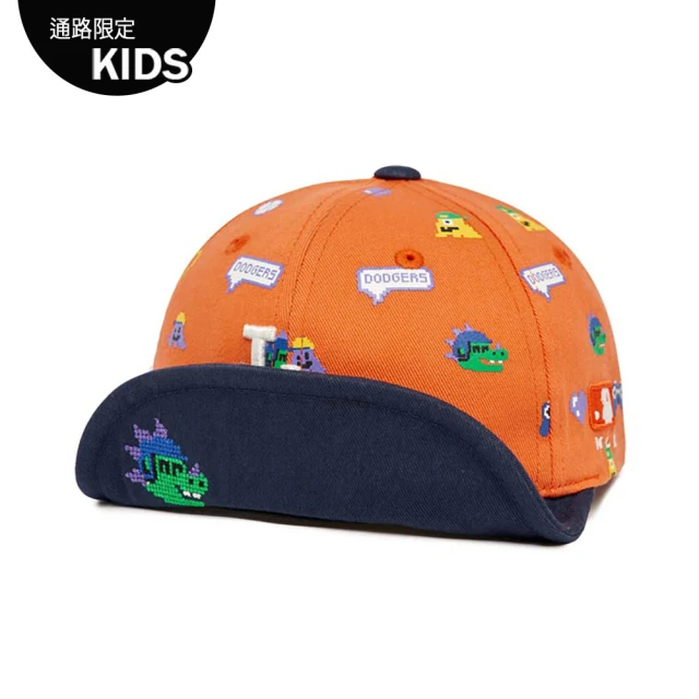 MLB 童裝 可調式棒球帽 童帽 PLAY系列 洛杉磯道奇隊(7AWRP012N-07ORS)