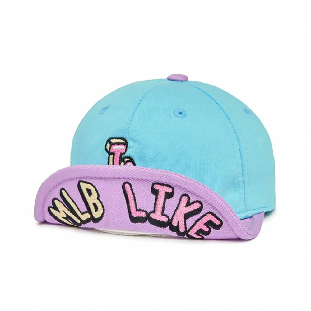 【MLB】童裝 可調式棒球帽 童帽 LIKE系列 洛杉磯道奇隊(7AWRL022N-07BLL)