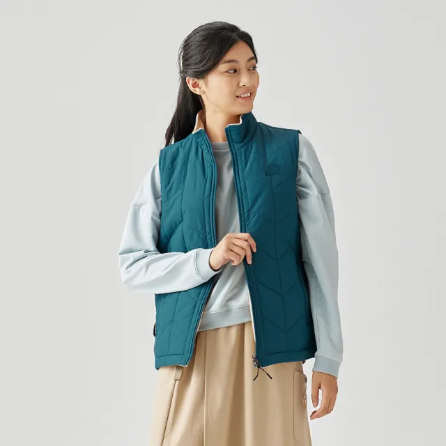 【BATIS 巴帝斯】雙面穿防風抓絨背心 - 女 - 兩色