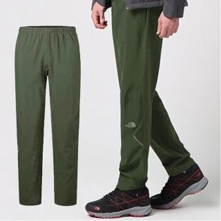 【The North Face】男 FlashDry 閃電吸排休閒長褲 反光條設計.機能性長褲(2TZV 綠V)