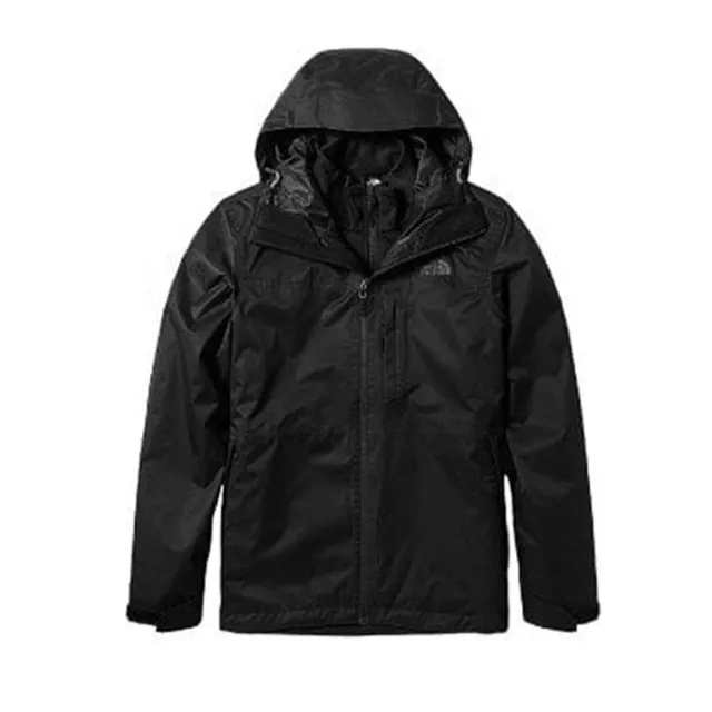 【The North Face】男 3合1_防水透氣防風耐磨兩件式外套.風雨衣(4NCL-JK3 時尚黑 V)