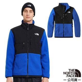 【The North Face】中性款 經典ICON 1995Denali抓絨外套.舒適立領(4NCJ-CZ6 藍色 V)