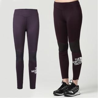 【The North Face】女款 FlashDry-XD 閃電快乾耐磨緊身運動褲.健行褲(3GBJ 紫 V)