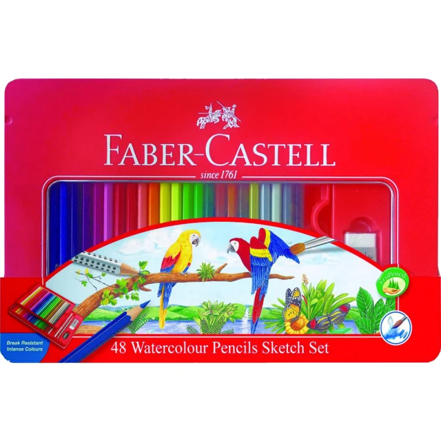 Faber-Castell 德國輝柏 48色紅盒色鉛筆 台灣公司貨