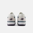 【NEW BALANCE】NB 550 復古運動鞋 休閒鞋 板鞋 籃球鞋型  男鞋 女鞋 白紫綠(BB550WCB-D)