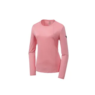 【Mountneer 山林】女抗菌排汗長袖上衣-粉紅-41P70-31(t恤/女裝/上衣/休閒上衣)