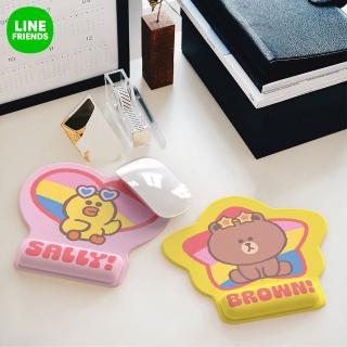 【LINE FRIENDS】熊大兔兔莎莉彩虹系列護腕滑鼠墊