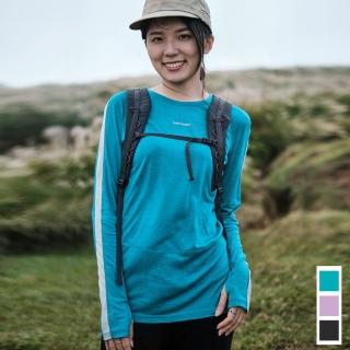 【Icebreaker】女 ZoneKnit☆ Cool-Lite☆ 網眼透氣圓領長袖上衣(排汗衣/底層衣/美麗諾羊毛衣/T恤/旅行)