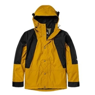 【The North Face】限量ICON 3效能_防水透氣防風耐磨連帽外套(7QSA-H9D 黃/黑 N)