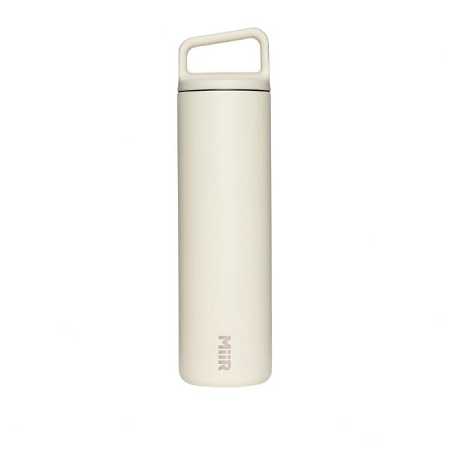【MiiR】雙層真空 保溫/保冰 提把寬口保溫瓶 20oz/591ml(砂岩白)