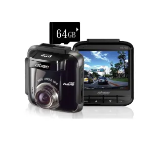 【Abee 快譯通】V57Gs 高畫質 TS碼流 GPS測速提醒 單鏡頭行車紀錄器(附贈64G記憶卡)