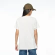 【JEEP】女裝 簡約修身LOGO刺繡短袖T恤(白色)