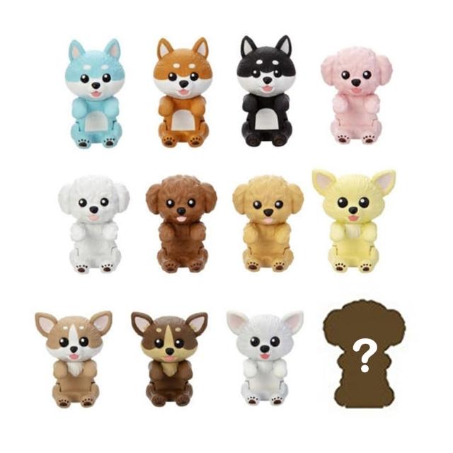 【SEGA TOYS】拇指狗狗可愛汪汪收藏集6入優惠組(日本ST玩具 隨機盲盒 隱藏版狗狗公仔)