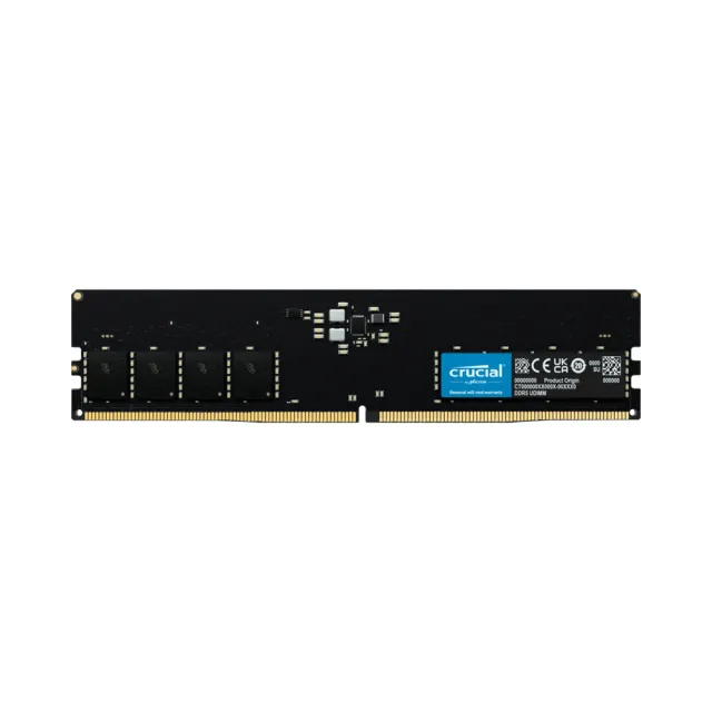 【Crucial 美光】DDR5 5600 8GB 桌上型 記憶體 (CT8G56C46U5)