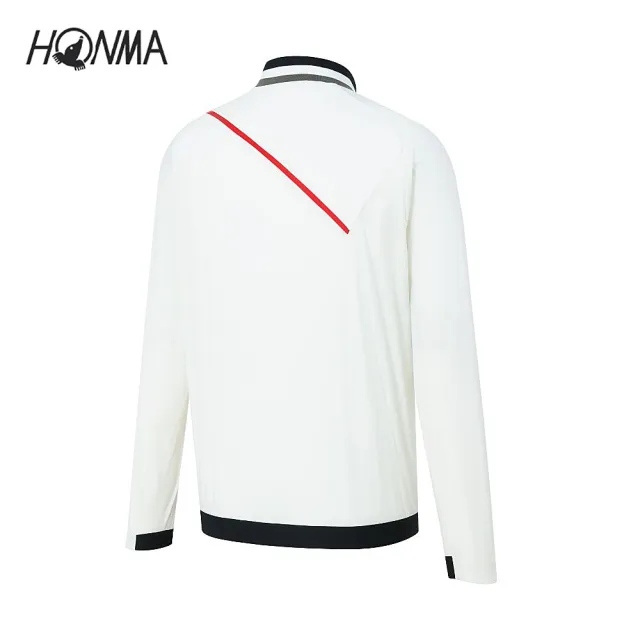 【HONMA 本間高爾夫】男款輕薄防水透氣夾克 春夏季 日本高爾夫專業品牌(M-XXL白色 淺藍HMJQ302R505)