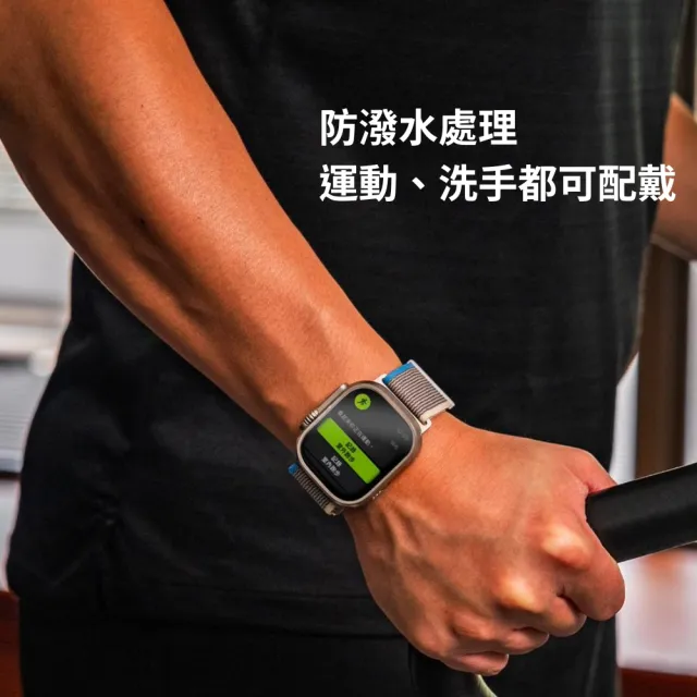 【Charband恰恰充】極致黑 Apple Watch磁吸充電錶帶(USB快速充電 錶帶立刻化身充電線)