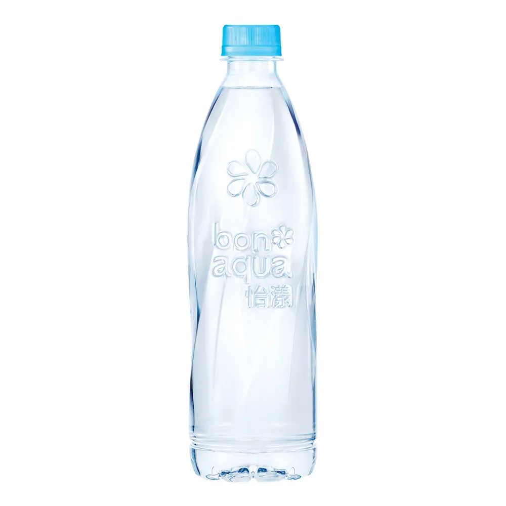 【bonaqua 怡漾】鹼性水寶特瓶rPET588ml x2箱(共48入;24入/箱)