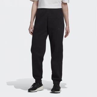 【adidas 愛迪達】長褲 女款 運動褲 黑 HK0439