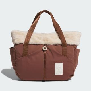 【adidas 愛迪達】側揹包 斜揹包 小包 運動包 W MH BOA TOTE M 咖啡 IK4833