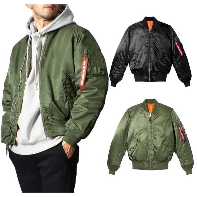 Alpha Industries】MA-1 FLIGHT JACKET 經典款軍風舖棉飛行外套夾克