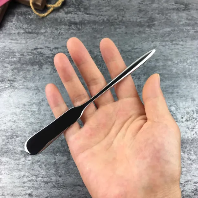 【樂邁家居】醫療級18-10不銹鋼 優雅奶油刀(精致果醬刀 15cm 質感餐具)