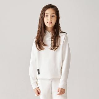 【BATIS 巴帝斯】休閒簡約交叉領帽T - 女童 - 三色
