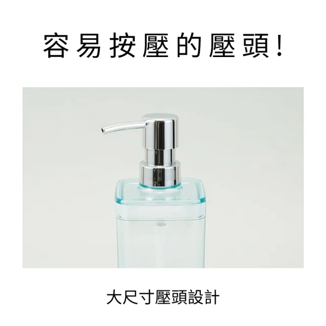 【NITORI 宜得利家居】壓瓶 按壓瓶 分裝瓶 N URBAN 550ml GY(壓瓶 按壓瓶 分裝瓶 N URBAN)