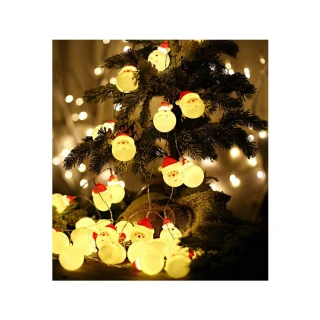 【北熊の天空】聖誕燈飾 3米 聖誕老人 聖誕熊 雪人 造型燈串(聖誕節燈串)